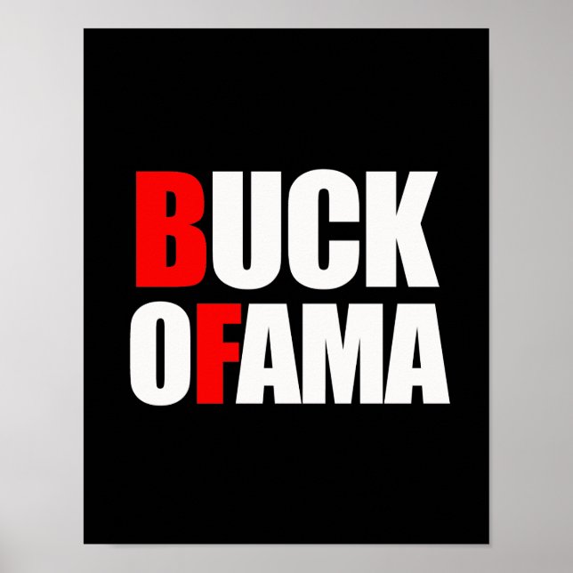 BUCK OFAMA POSTER (Vorne)