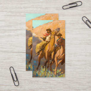 Buck Peters, Ranchman von Maynard Dixon Visitenkarte