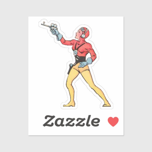 Buck Rogers 1930s Aufkleber (Blatt)