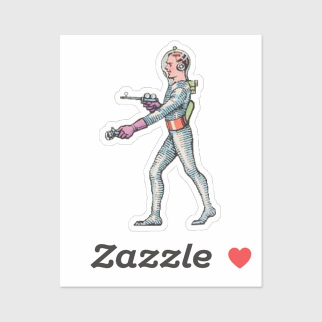 Buck Rogers 1930s Aufkleber (Blatt)