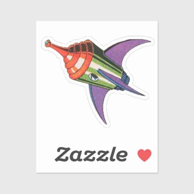 Buck Rogers 1930s Aufkleber (Blatt)