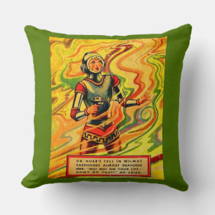 Buck Rogers Comic Wilma Deering der 1930er Jahre Kissen