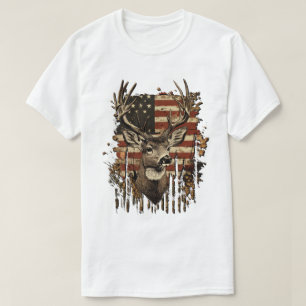 Buck Season USA-Flagge T-Shirt
