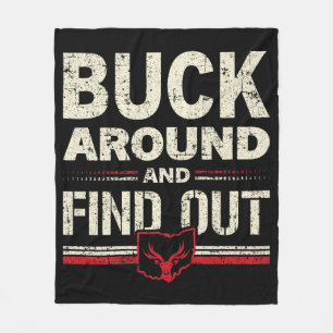 Buck um und finde heraus, wie die Hirschjagd schön Fleecedecke