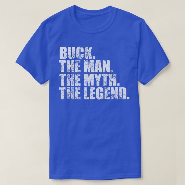 BuckBuck Nachname Buck Nachname B T-Shirt (Design vorne)