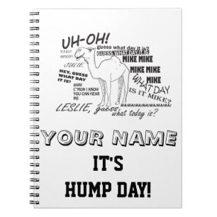 BUCKEL-TAGESkamel Notizblock