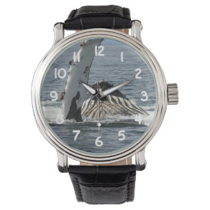 Buckel-Wal Armbanduhr