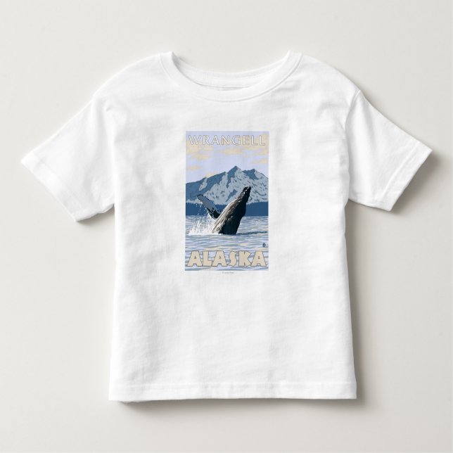 Buckel-Wal - Wrangell, Alaska Kleinkind T-shirt (Vorderseite)