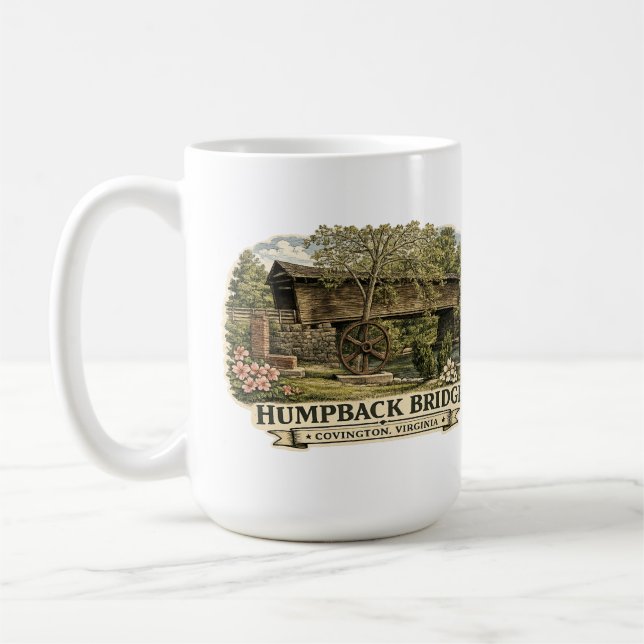 Buckelbrücke Kaffeetasse (Links)