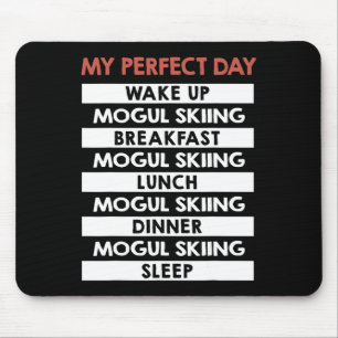Buckelpisten-Skifahren Mein perfekter Skifahrer-Ta Mousepad