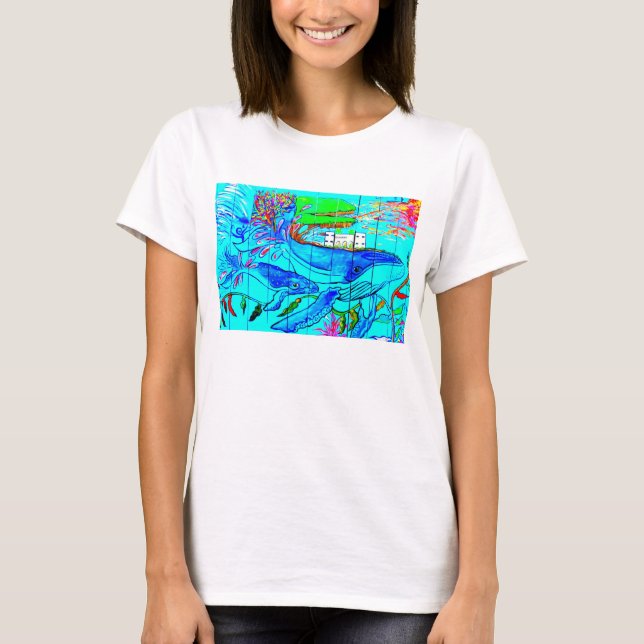 Buckelwale-T - Shirt (Vorderseite)