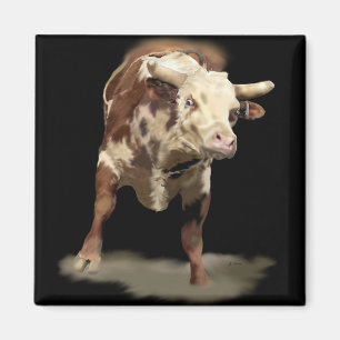 Buckender Bulle Magnet