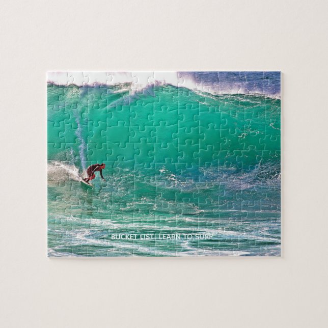 Bucket List Dreaming Surf Türkis Waves (Horizontal)