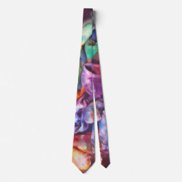 Bucket-o-Tiedye Rainbow Neck Tie Krawatte