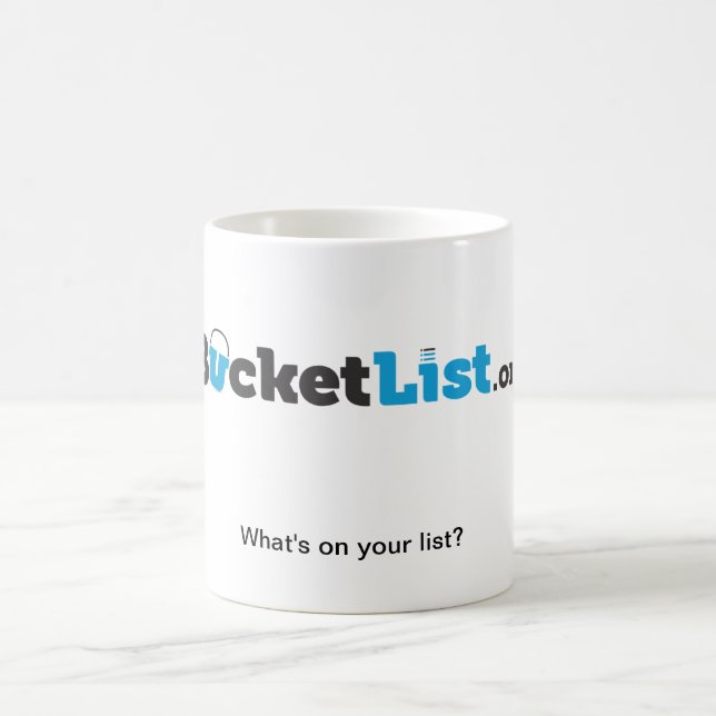 BucketList.org-Tasse Kaffeetasse (Mittel)