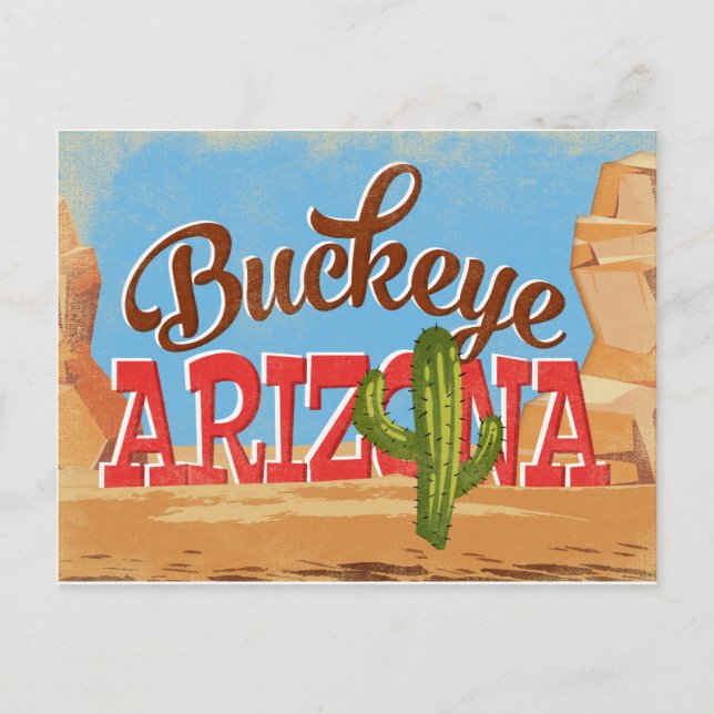 Buckeye Arizona Postkarte (Vorderseite)