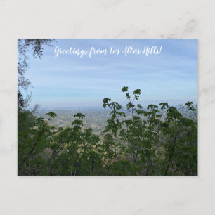 Buckeye Blick auf Los Altos Hills Postkarte