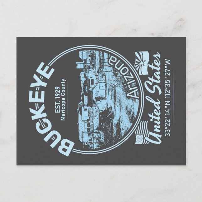 BUCKEYE CITY ARIZONA POSTKARTE (Vorderseite)