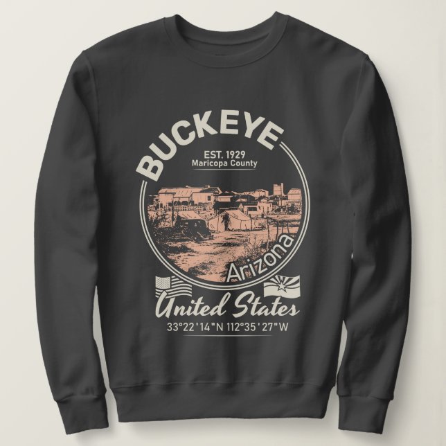BUCKEYE CITY ARIZONA SWEATSHIRT (Design vorne)