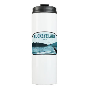 Buckeye Lake Ohio Angelrute Thermosbecher
