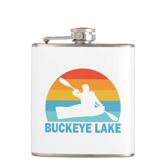 Buckeye Lake Ohio Kayak Flachmann (Vorderseite)