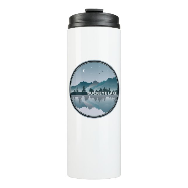 Buckeye Ohio Reflektion Thermosbecher (Vorderseite)