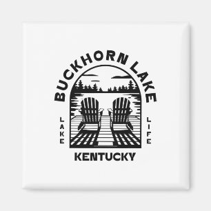 Buckhorn Lake Kentucky Outdoor-Vintage Magnet