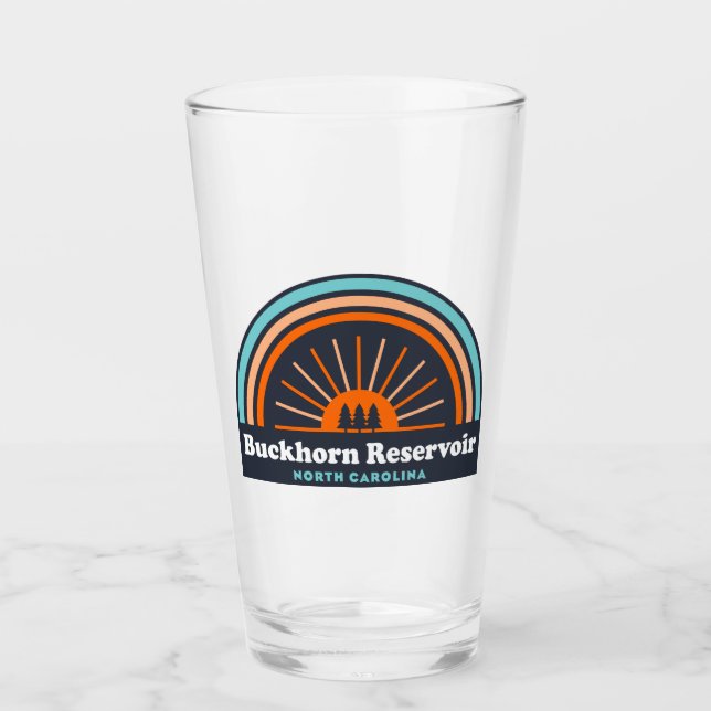 Buckhorn Reservoir North Carolina Rainbow Glas (Vorderseite)