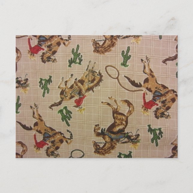 Bucking Bronco Postkarte (Vorderseite)