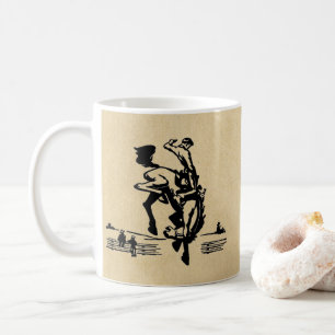 Bucking Bronco Reiter Kaffeetasse