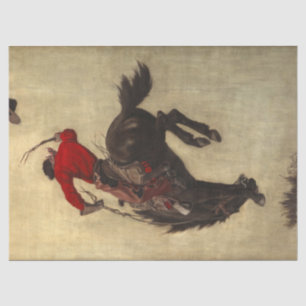 Bucking Bronco von Newell Convers Wyeth Seidenpapier
