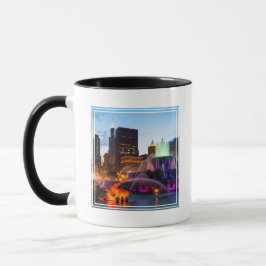 Buckingham-Brunnen am Abend Tasse