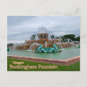 Buckingham Fountain Chicago Postkarte