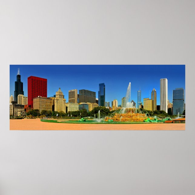 Buckingham Fountain Poster (Vorne)
