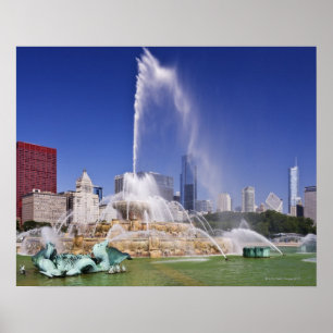 Buckingham Fountain Poster