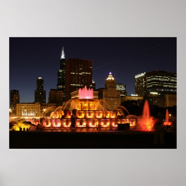 Buckingham Fountain Poster (Vorne)