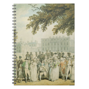 Buckingham Haus, St James Park, 1790 Notizblock