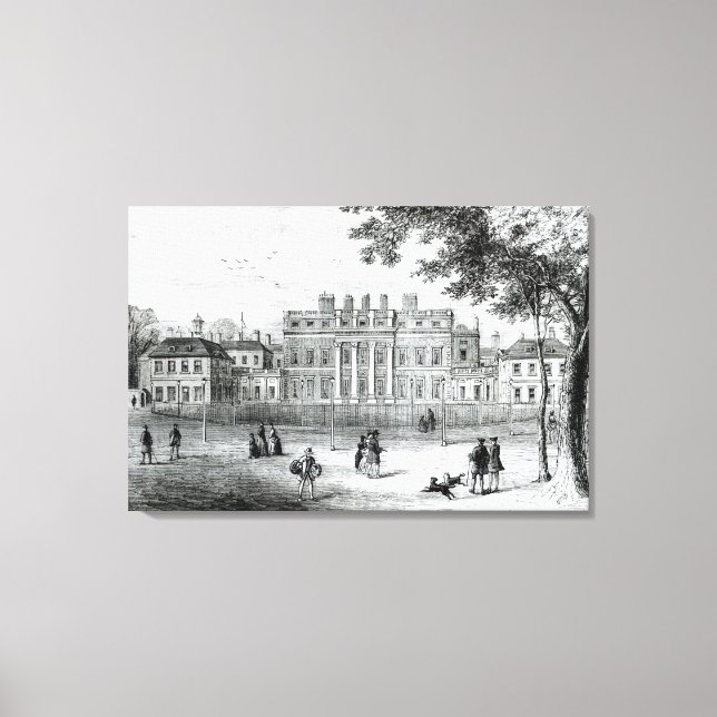 Buckingham House Leinwanddruck (Vorderseite)