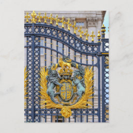Buckingham Palace Gates, London UK Postcard Postkarte