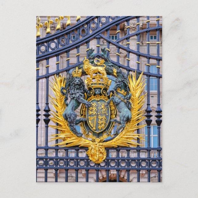 Buckingham Palace Gates, London UK Postcard Postkarte (Vorderseite)