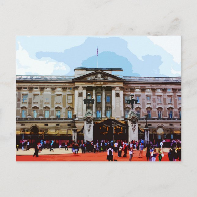 Buckingham Palace in London, Vereinigtes Königreic Postkarte (Vorderseite)