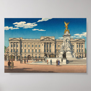 Buckingham Palace Japanischer Holzschnitt Poster