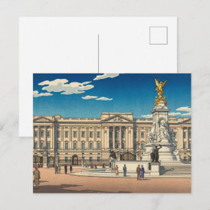 Buckingham Palace Japanischer Holzschnitt Postkarte