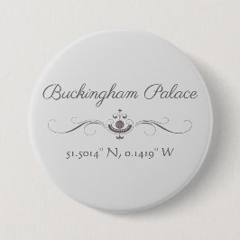 Buckingham Palace Latitude und Longitude Button