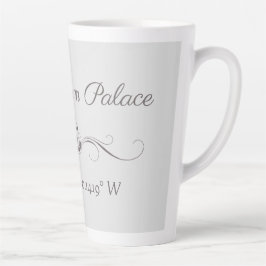 Buckingham Palace Latitude und Longitude Milchtasse