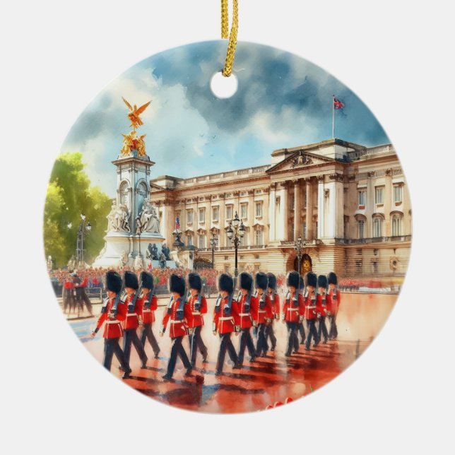 Buckingham Palace London Keramik Ornament (Vorne)