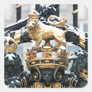 Buckingham Palace London Quadratischer Aufkleber