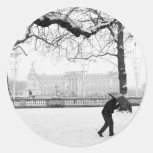 Buckingham Palace London Runder Aufkleber