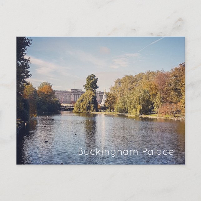 Buckingham Palace Postcard Feiertagspostkarte (Vorderseite)
