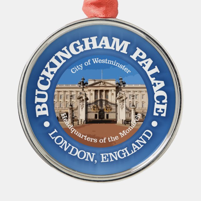 Buckingham Palace (rd) Ornament Aus Metall (Vorne)